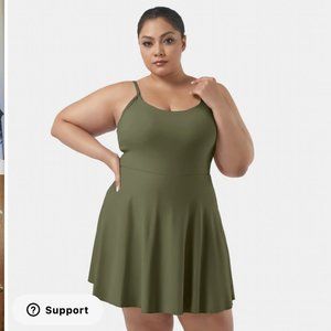 HALARA Moss Green Activewear Dress